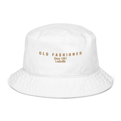 The Old Fashioned 1881 Organic bucket hat - Bio White - - Cocktailored