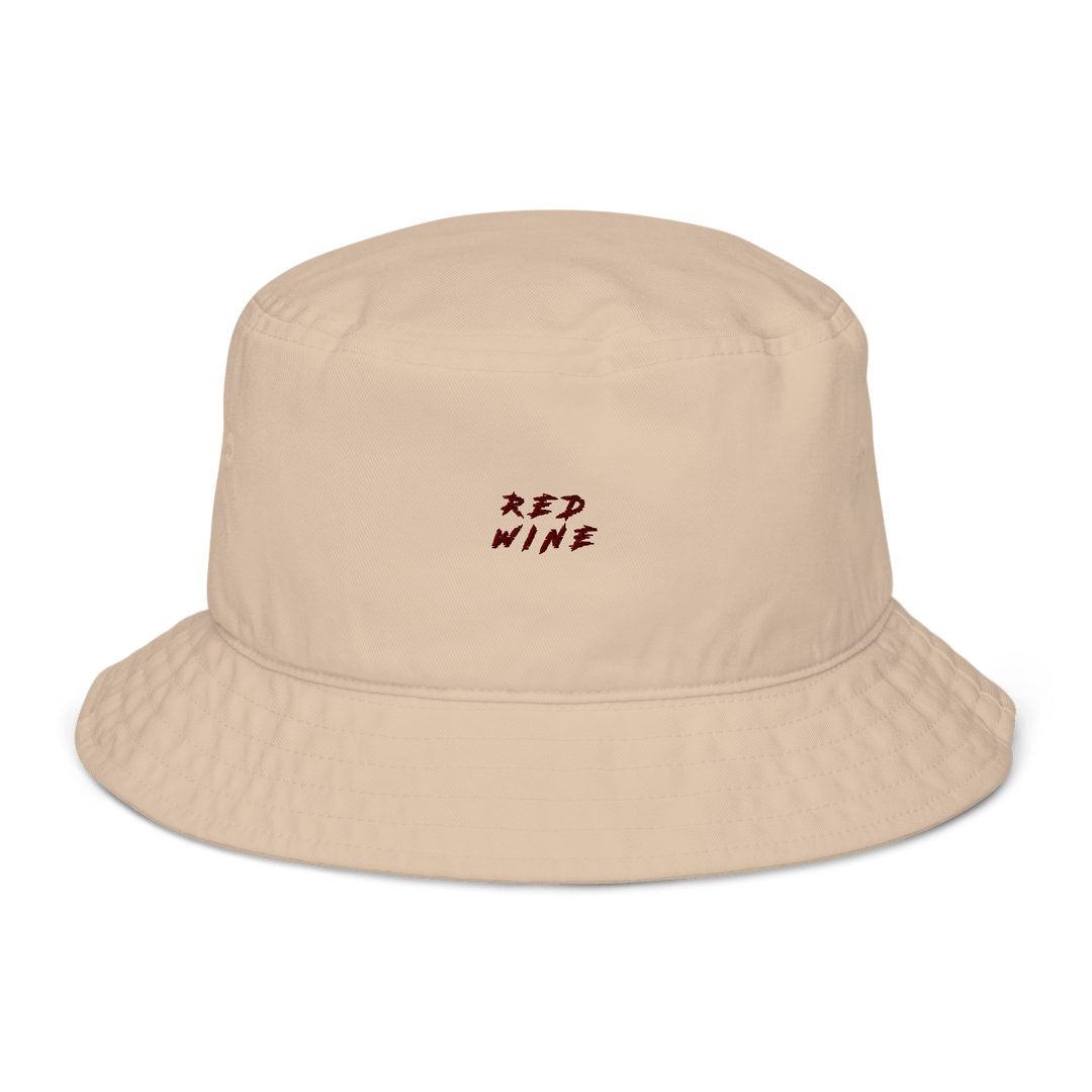 The Red Wine Organic bucket hat - Stone - Cocktailored