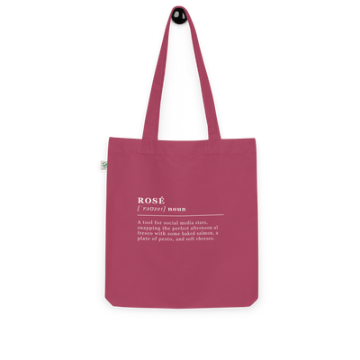 The Rosé Organic tote bag - Berry - - Cocktailored