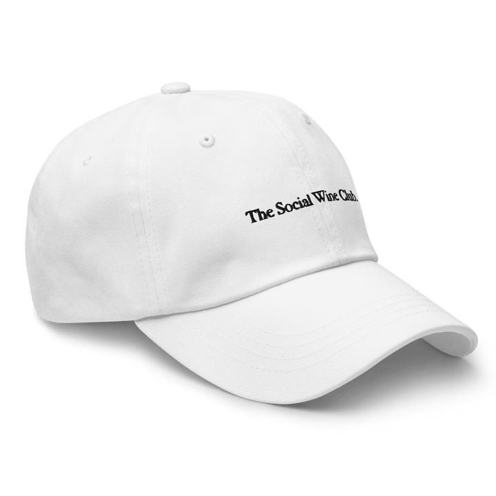 The Social Wine Club. Dad hat - White - Cocktailored