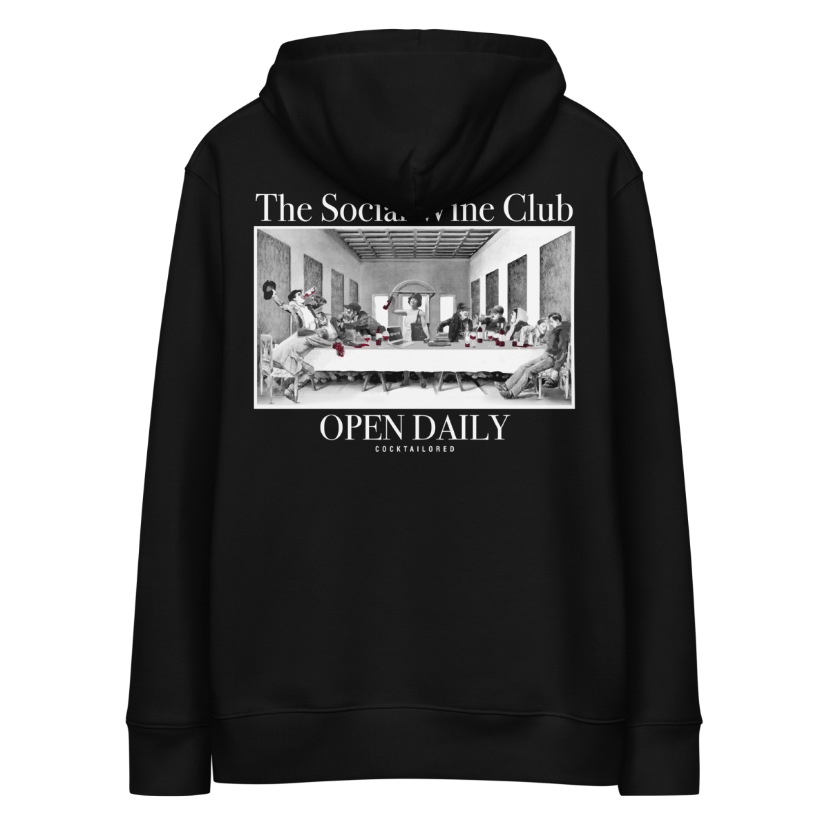 The Social Wine Club. Öko-Hoodie