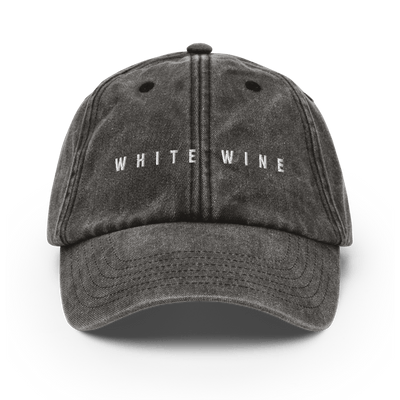 The White Wine Vintage Hat - Vintage Black - - Cocktailored